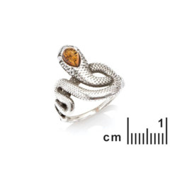 Collection Ambre Bague Argent Ambre MGP274R-50
