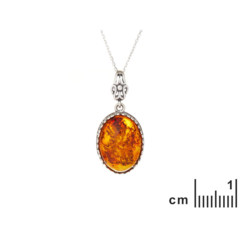 Collection Ambre PENDENTIF ARGENT AMBRE GDW54