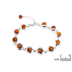 Collection Ambre BRACELET ARGENT AMBRE GI-BRO58R