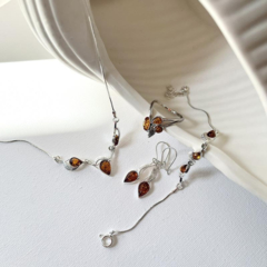 Collection Ambre COLLIER ARGENT AMBRE MGWK210R