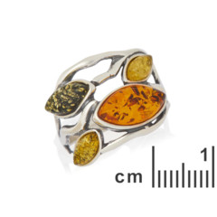 Collection Ambre BAGUE ARGENT AMBRE AR-BA024M-52