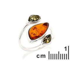 Collection Ambre BAGUE ARGENT AMBRE GI-BA057MR-50