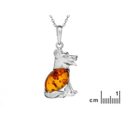 Collection Ambre COLLIER ARGENT AMBRE AB-PE024R