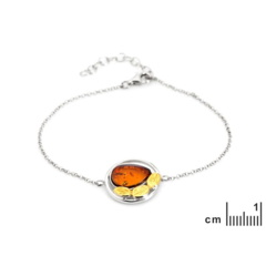 Collection Ambre BRACELET ARGENT AMBRE KL-BR01R