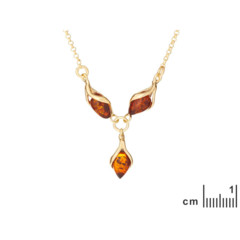 Collection Ambre PENDENTIF ARGENT AMBRE KM202ND