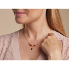 Collection Ambre PENDENTIF ARGENT AMBRE KM202ND