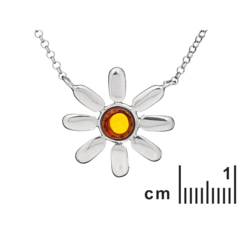Collection Ambre PENDENTIF ARGENT AMBRE KL-CL04R