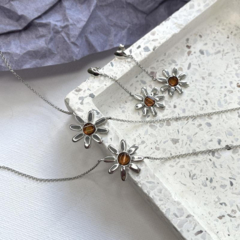 Collection Ambre PENDENTIF ARGENT AMBRE KL-CL04R