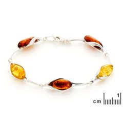 Collection Ambre BRACELET ARGENT AMBRE GD-BR084MR