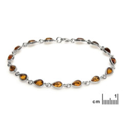 Collection Ambre BRACELET ARGENT AMBRE GDB0070R