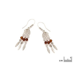 Collection Ambre BOUCLES D'OREILLES ARGENT AMBRE KM929KR