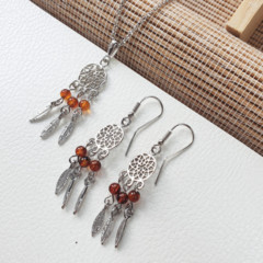 Collection Ambre BOUCLES D'OREILLES ARGENT AMBRE KM929KR