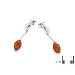 Collection Ambre BOUCLES D'OREILLES ARGENT AMBRE SA3627EOR