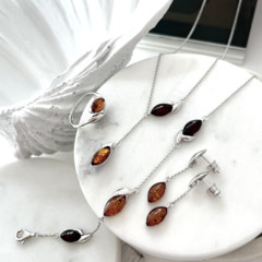 Collection Ambre BOUCLES D'OREILLES ARGENT AMBRE SA3627EOR