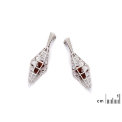 Collection Ambre BOUCLES D'OREILLES ARGENT AMBRE KL480-342ER