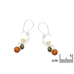 Collection Ambre BOUCLES D'OREILLES ARGENT AMBRE MGK13MR