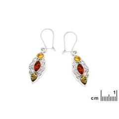 Collection Ambre BOUCLES D'OREILLES ARGENT AMBRE MGK15MR
