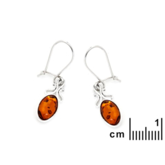 Collection Ambre BOUCLES D'OREILLES ARGENT AMBRE MGK202R
