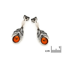 Collection Ambre BOUCLES D'OREILLES ARGENT AMBRE SA3150EOR