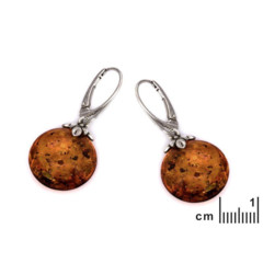Collection Ambre BOUCLES D'OREILLES ARGENT AMBRE GDK00282R