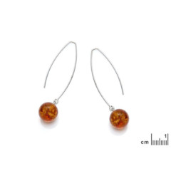 Collection Ambre BOUCLES D'OREILLES ARGENT AMBRE GDK00296R
