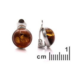 Collection Ambre BOUCLES D'OREILLES ARGENT AMBRE UELK1