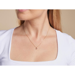 Collection Améthyste Collier Améthyste et argent doré CJF-CL046-AM-D