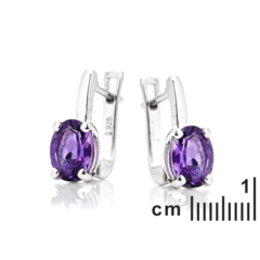 Collection Améthyste Boucle d'oreille Améthyste CVL-BO023-AM