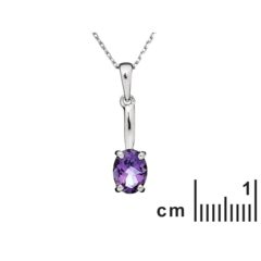 Collection Améthyste Pendentif Argent Améthyste CVL-PE023-AM