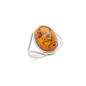 Collection Ambre Bague Argent Ambre AJP7-182R-50