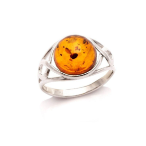 Collection Ambre Bague Argent Ambre AJP7-421R-50
