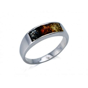Collection Ambre Bague Argent Ambre AJP7-499MR