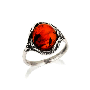 Collection Ambre Bague Argent Ambre GD-BA091-50