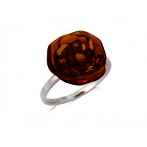 Collection Ambre Bague Argent Ambre GI-BA031