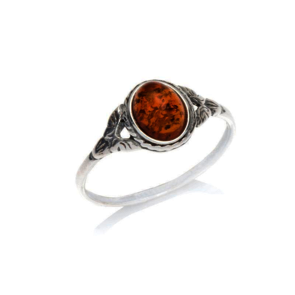 Collection Ambre Bague Argent Ambre KAMOP1-50