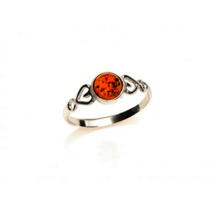 Collection Ambre Bague Argent Ambre KM124PR