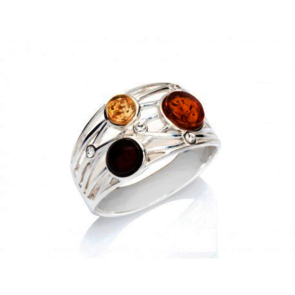 Collection Ambre Bague Argent Ambre SA3116ROR