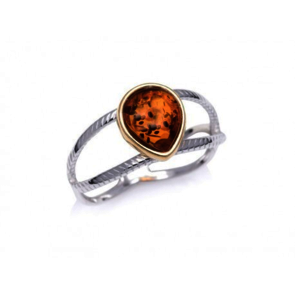 Collection Ambre Bague Argent Ambre SA3266ROR