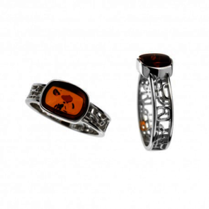 Collection Ambre Bague Argent Ambre SA3268ROR