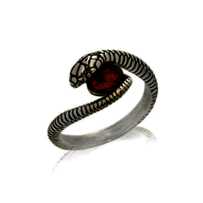 Collection Ambre Bague Argent Ambre SA4062ROR-50