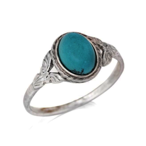 Collection Turquoise Bague argent Turquoise 