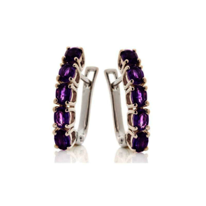 Collection Améthyste Boucle d'oreille Améthyste CVL-BO006-AM