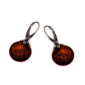 Collection Ambre BOUCLES D'OREILLES ARGENT AMBRE GDK00282R