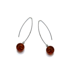 Collection Ambre BOUCLES D'OREILLES ARGENT AMBRE GDK00296R