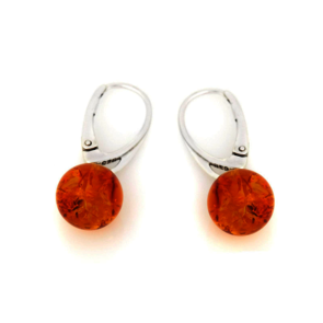 Collection Ambre BOUCLES D'OREILLES ARGENT AMBRE GDK46R