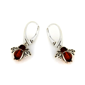 Collection Ambre BOUCLES D'OREILLES ARGENT AMBRE GI-BO040