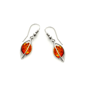 Collection Ambre BOUCLES D'OREILLES ARGENT AMBRE KM217KR