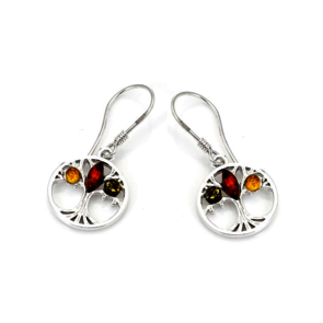 Collection Ambre BOUCLES D'OREILLES ARGENT AMBRE KM275KMR