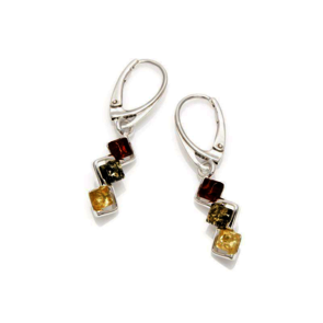 Collection Ambre BOUCLES D'OREILLES ARGENT AMBRE MGK11MR