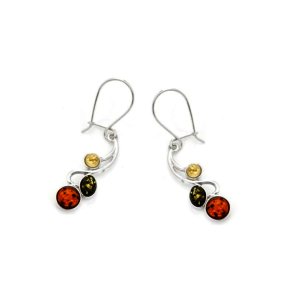 Collection Ambre BOUCLES D'OREILLES ARGENT AMBRE MGK13MR